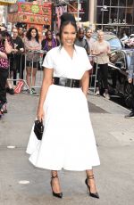 SANAA LATHAM Srrives at Good Morning America in New York 08/26/2024