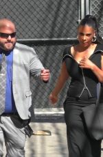 SANAA LATHAN Arrives at Jimmy Kimmel Live! in Hollywood 08/20/2024