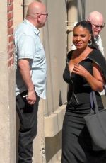 SANAA LATHAN Arrives at Jimmy Kimmel Live! in Hollywood 08/20/2024