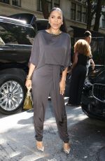 SANAA LATHAN Arrives at Tamron Hall Show in New York 08/27/2024