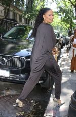 SANAA LATHAN Arrives at Tamron Hall Show in New York 08/27/2024