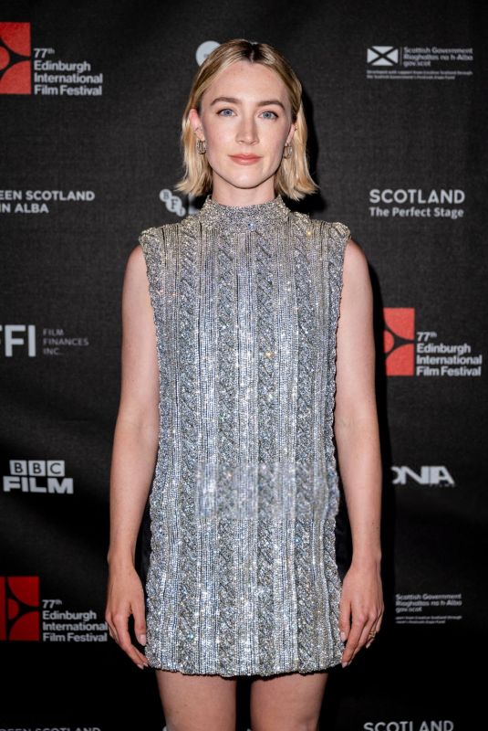 SAOIRSE RONAN at The Outrun Premiere at 77th Edinburgh International Film Festival 08/15/2024
