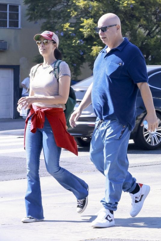 SARAH SILVERMAN and Jeff Ross Out in Los Feliz 08/25/2024