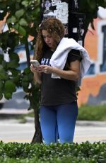 SHAKIRA Arrives at a Recording Studio in Miami 08/08/2024