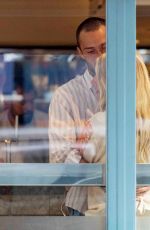 SIENNA MILLER and Oli Green Are All Loved up Inside Spanish Restaurant 08/27/2024