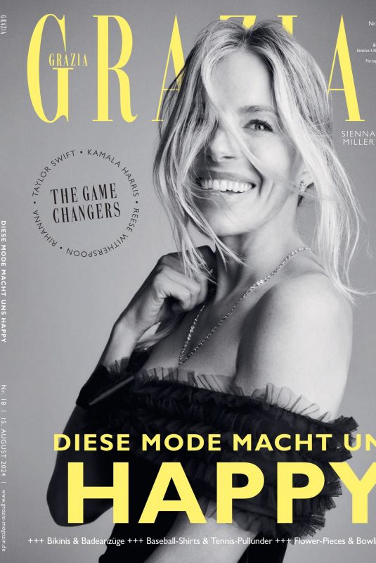 SIENNA MILLER in Grazia Germany, August 2024