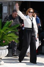 SIGOURNEY WEAVER Arrives at Hotel Excelsior at 81st Venice International Film Festival 08/28/2024