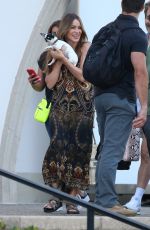 SOFIA VERGARA Leaves AGT Set in Pasadena 08/14/2024