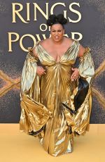 SOPHIA NOMVETE at The Rings of Power Season 2 Premiere in London 08/20/2024