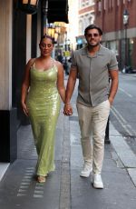 SOPHIE KASAEI Arrives at Press Launch Night of Series 34 in London 08/27/2024