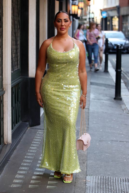 SOPHIE KASAEI Arrives at Press Launch Night of Series 34 in London 08/27/2024
