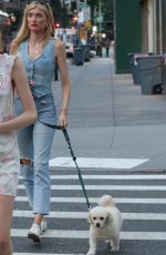 SOPHIE SUMNER Out with Her Dog in New York 08/02/2024