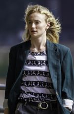 SOPHIE TURNER on the Set of Haven with Co-star Jacob Fortune-Lloyd 08/15/2024