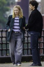 SOPHIE TURNER on the Set of Haven with Co-star Jacob Fortune-Lloyd 08/15/2024