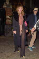 SUKI WATERHOUSE and Robert Pattinson Leaves Chiltern Firehouse in London 08/10/2024
