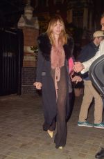 SUKI WATERHOUSE and Robert Pattinson Leaves Chiltern Firehouse in London 08/10/2024