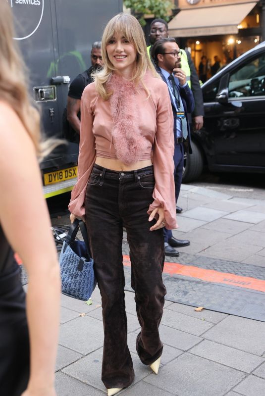 SUKI WATERHOUSE Arrives at Blink Twice Premiere in London 08/19/2024