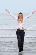 SVEVA ALVITI at a Photoshoot at 81st Venice International Film Festival 08/27/2024