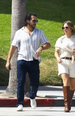 SYDNEY SWEENEY and Jonathan Davino Out in Santa Monica 08/11/2024
