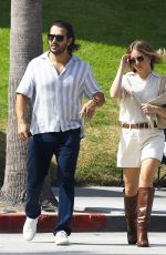 SYDNEY SWEENEY and Jonathan Davino Out in Santa Monica 08/11/2024