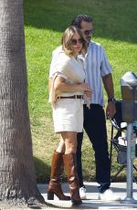SYDNEY SWEENEY and Jonathan Davino Out in Santa Monica 08/11/2024