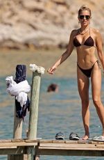 SYLVIE MEIS in a Red Bikini at a Beach 08/01/2024