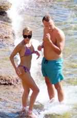 SYLVIE MEIS in Bikini and Patrick Gruhn on Holiday in Mallorca 08/08/2024