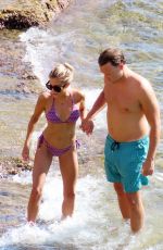 SYLVIE MEIS in Bikini and Patrick Gruhn on Holiday in Mallorca 08/08/2024