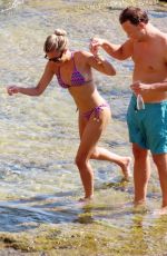 SYLVIE MEIS in Bikini and Patrick Gruhn on Holiday in Mallorca 08/08/2024