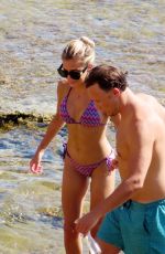 SYLVIE MEIS in Bikini and Patrick Gruhn on Holiday in Mallorca 08/08/2024