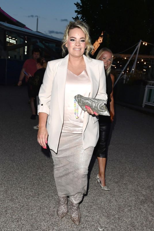 TAMARA WALL at Hollyoaks Reunion as Past and Present Cast Members in Liverpool 08/17/2024