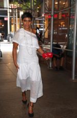 TAMRON HALL Arrives at Event Hosted by Lee Daniels at Le Bernardin in New York 08/01/2024