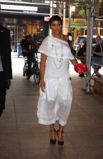 TAMRON HALL Arrives at Event Hosted by Lee Daniels at Le Bernardin in New York 08/01/2024