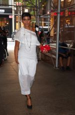 TAMRON HALL Arrives at Event Hosted by Lee Daniels at Le Bernardin in New York 08/01/2024
