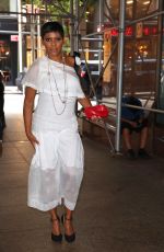 TAMRON HALL Arrives at Event Hosted by Lee Daniels at Le Bernardin in New York 08/01/2024
