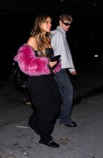 TATE MCRAE and Kid Laroi spotted Arrives Out at Greenwich Village in New York 08/23/2024
