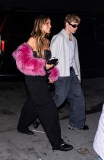 TATE MCRAE and Kid Laroi spotted Arrives Out at Greenwich Village in New York 08/23/2024