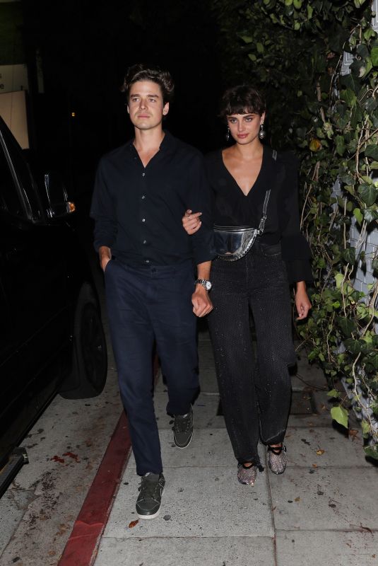 TAYLOR HILL and Daniel Fryer at Romantic Night Out at Chateau Marmont 08/17/2024
