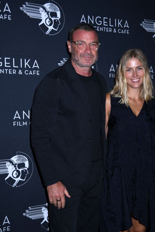 TAYLOR NEISEN and Liev Schreiber at Across The River And Into The Trees Premiere at Angelika Film Center in New York 08/29/2024