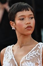 TAYLOR RUSSELL at Beetlejuice Beetlejuice Opening Premiere at 81st Venice International Film Festival 08/28/2024
