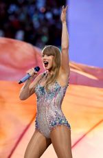 TAYLOR SWIFT Performs at The Eras Tour in Lonfon 08/15/2024