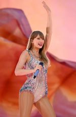 TAYLOR SWIFT Performs at The Eras Tour in Lonfon 08/15/2024