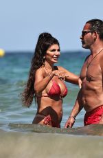 TERESA GIUDICE in Bikini and Luis Ruelas at a Beach in Ibiza 08/06/2024