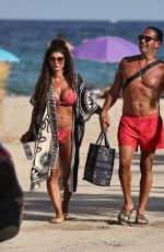 TERESA GIUDICE in Bikini and Luis Ruelas at a Beach in Ibiza 08/06/2024
