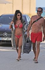 TERESA GIUDICE in Bikini and Luis Ruelas at a Beach in Ibiza 08/06/2024