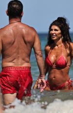 TERESA GIUDICE in Bikini and Luis Ruelas at a Beach in Ibiza 08/06/2024