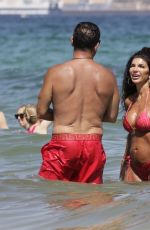 TERESA GIUDICE in Bikini and Luis Ruelas at a Beach in Ibiza 08/06/2024