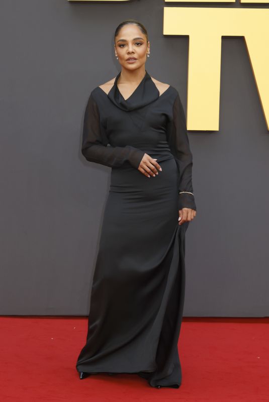 TESSA THOMPSON at Blink Twice Premiere in London 08/19/2024