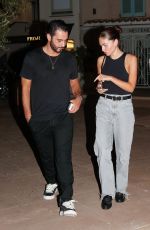THYLANE BLONDEAU and Ben Attal Night Out in Saint Tropez 08/01/2024