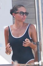 THYLANE BLONDEAU at a Beach in St. Tropez 08/22/2024